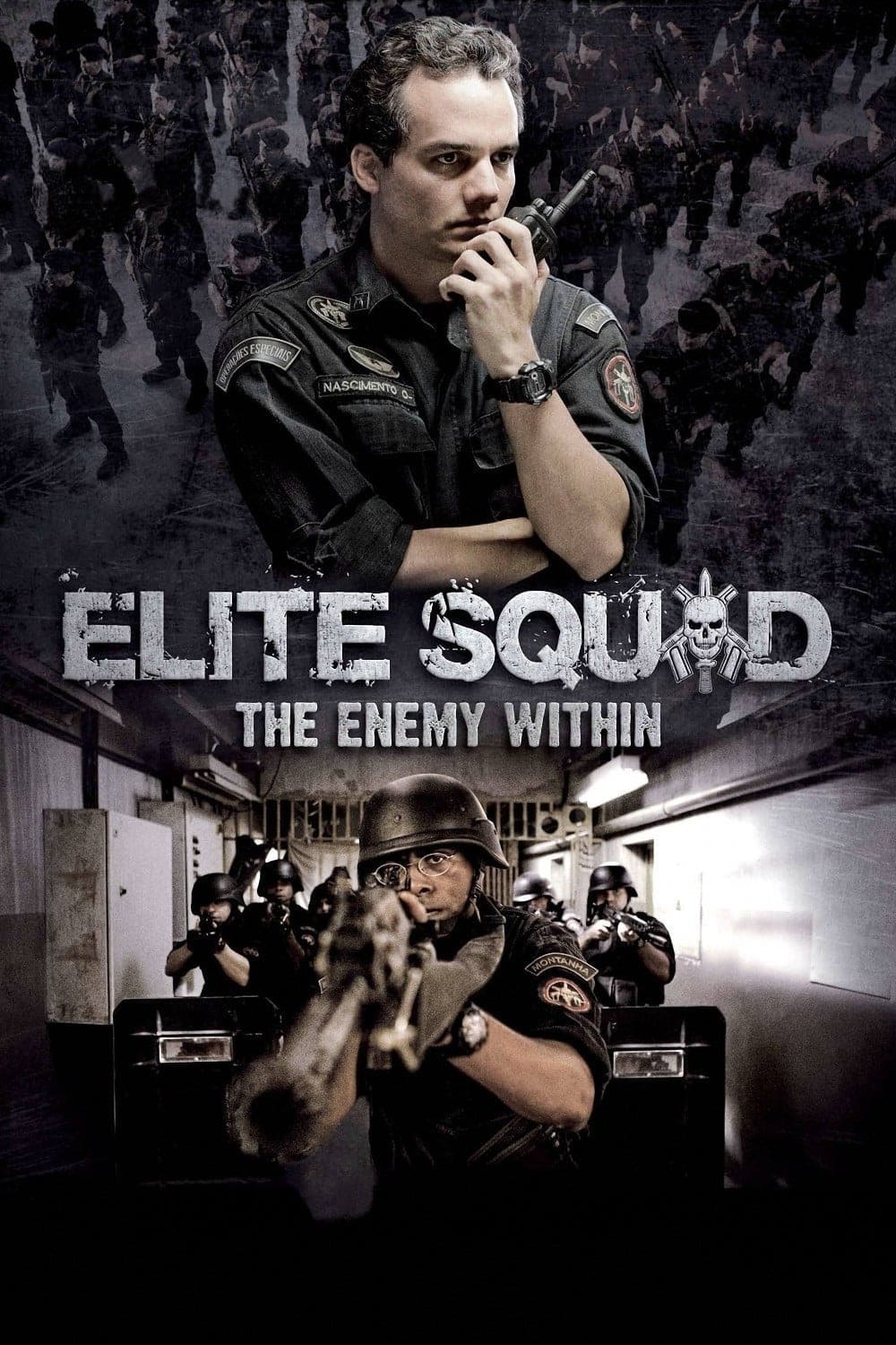 Poster for the movie "Elite Squad: The Enemy Within"