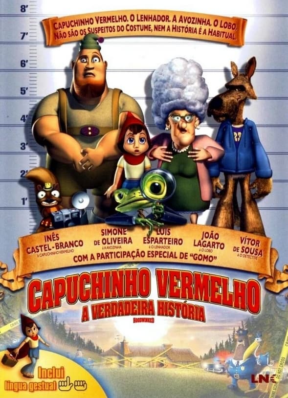 Poster for the movie "Capuchinho Vermelho - A Verdadeira História"